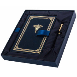 Подарунковий набір  для медпрацівників з ручкою Tenso і щоденником "Крила здоров'я"