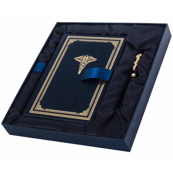 Подарунковий набір  для медпрацівників з ручкою Tenso і щоденником "Крила здоров'я"