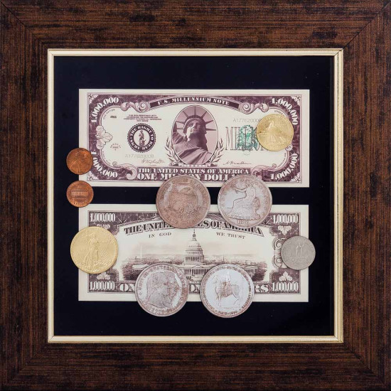 Подарункова композиція "Мільйон доларів: Символи американської історії та достатку"