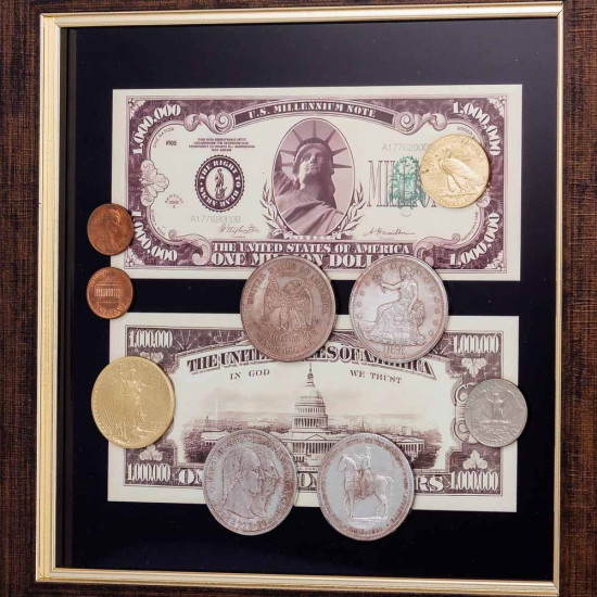 Подарункова композиція "Мільйон доларів: Символи американської історії та достатку"