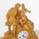 Французький камінний годинник "Лицарський романс"