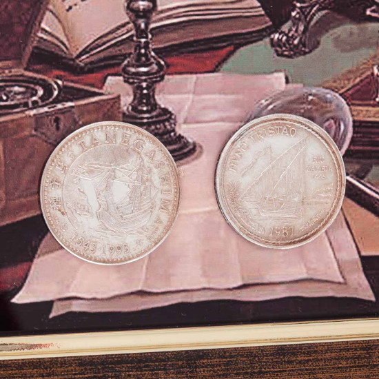 Композиція "Шлях дослідника в монетах: Симфонія відкриттів"