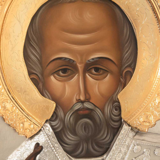 Триптих (метал, сріблення, позолота)