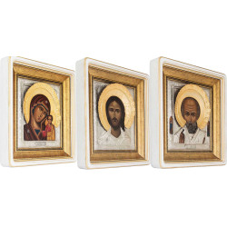 Триптих (метал, сріблення, позолота)