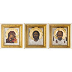 Триптих (метал, сріблення, позолота)