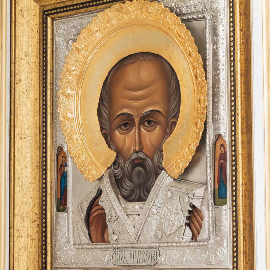 Триптих (метал, сріблення, позолота)