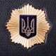 Щоденник "Національна поліція України" з металевою позолоченою накладкою з емалями