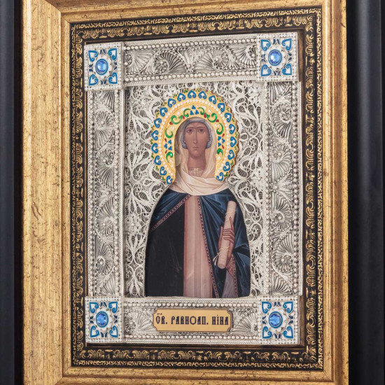 Ікона "Свята равноапостольна  Ніна"