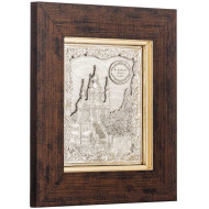 Металеве посріблене панно «Анд...