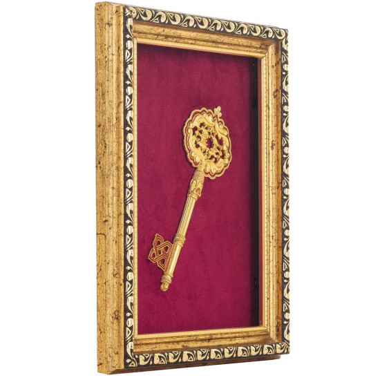 Подарунок "Ключ" (ювелірний виріб з позолотою та емалями)