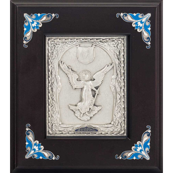 Ключниця «Янгол-Охоронець» (сріблення, емалі)