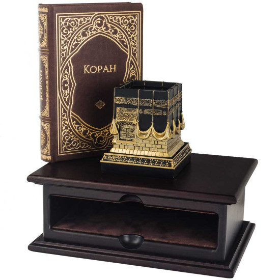Подарунковий набіру "Коран у футлярі «Святиня Мекки»