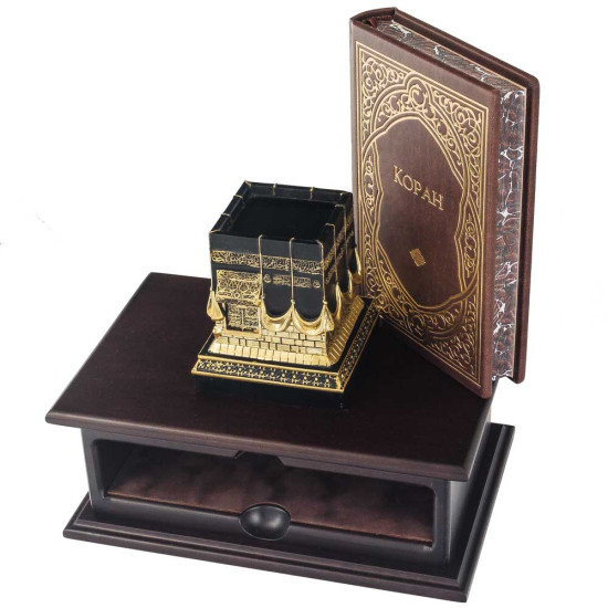Подарунковий набіру "Коран у футлярі «Святиня Мекки»