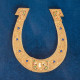 Український оберіг на щастя та долю "Підкова" (метал, позолота, емалі, інкрустація)