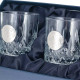 Подарунковий набір для віскі Crystal Origin "Ескадрон Фортуни" (кришталеві склянки з металевими репліками монет)