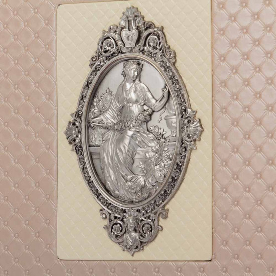 Альбом для фото «Срібний архів спогадів» у шкіряній палітурці з посрібленим декором