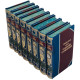 Подарункове видання зібрання творів Жуля Верна у 8 томах з металевими посрібленими репліками монет