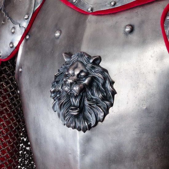 Обладунки польського крилатого гусара на постаменті. Історична реконструкція (метал, сріблення, позолота)