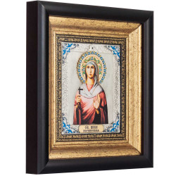 Ікона «Свята мучениця Ніка» (мідь, сріблення, позолота, емалі)