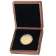Подарунок-талісман «Монета - примножувач капіталу» у дерев'яному футлярі з позолоченою та інкрустованою підковою