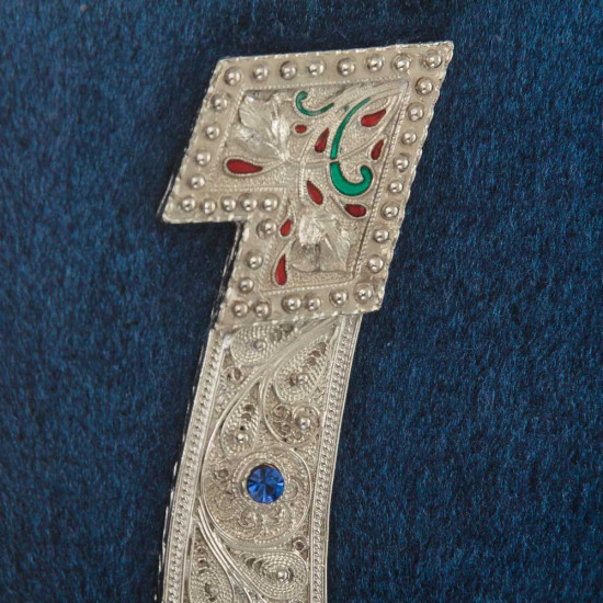 Подарунок - оберіг "Підкова щастя» (мідь, сріблення, каміння, емалі)