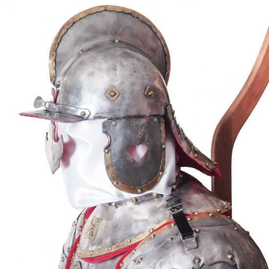 Обладунки польського крилатого гусара на постаменті. Історична реконструкція (метал, сріблення, позолота)