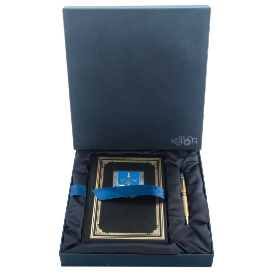 Подарунковий набір "Прокуратура України" (щоденник з ручкою Tenso з ювелірною мініатюрою)