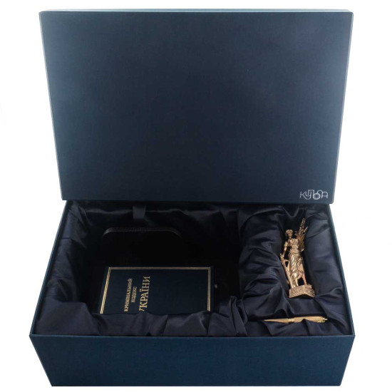 Кабінетний набір «Кримінальний кодекс України» з ручкою Tenso