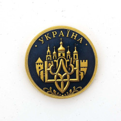 Пам'ятний жетон «Чернігів — місто легенда» у подарунковому футлярі