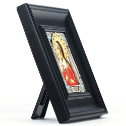 Икона «Святая Валентина» с эмалями и инкрустацией
