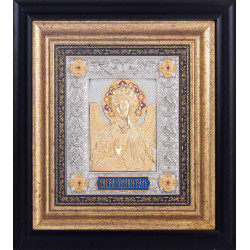 Ікона "Ангел Хранитель" з позолотою