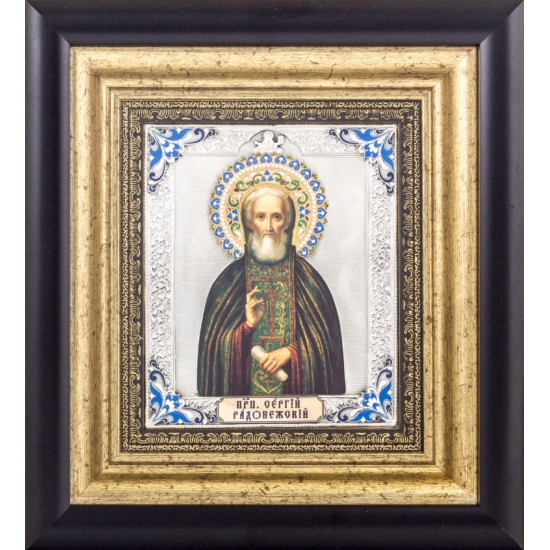 Ікона "Святий преподобний Сергій Радонезький"