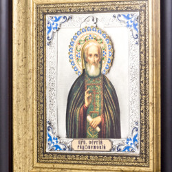 Ікона "Святий преподобний Сергій Радонезький"