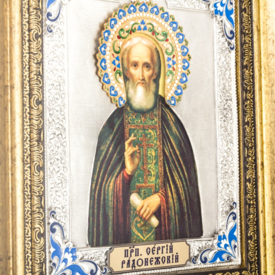 Ікона "Святий преподобний Сергій Радонезький"