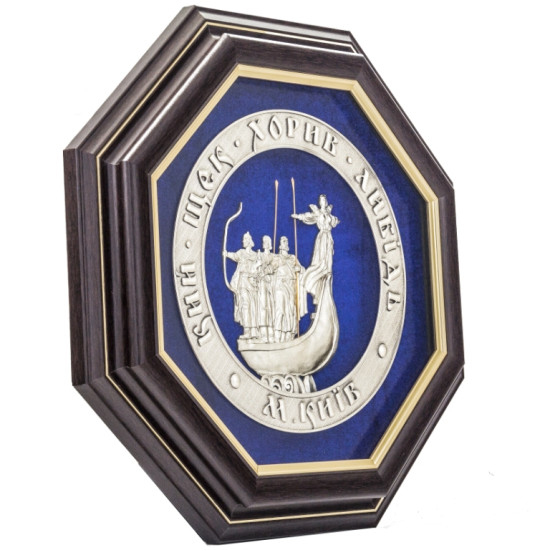 Сувенір "Кий, Щек, Хорив та сестра Либідь" (метал, сріблення, позолота)