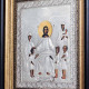 Ікона "Благословення дітей" (метал, сріблення, позолота)