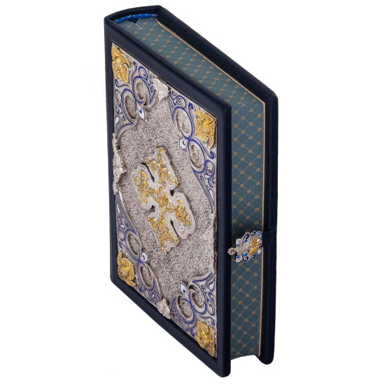 Біблія з металевим декором