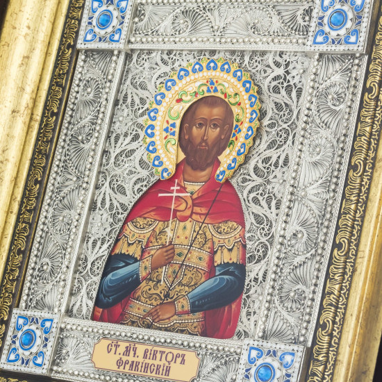 Ікона "Святий мученик Віктор Фракійський"