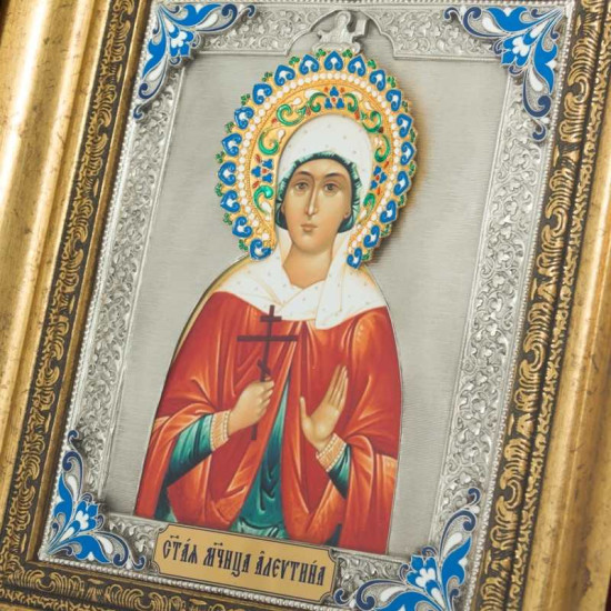 Ікона "Свята мучениця Алевтина"