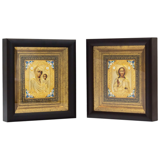 Ікона "Спаситель і Богородиця" Вінчальна пара
