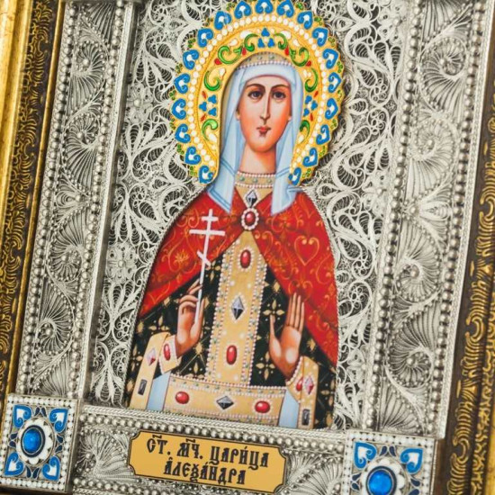 Ікона "Свята мучениця цариця Олександра"