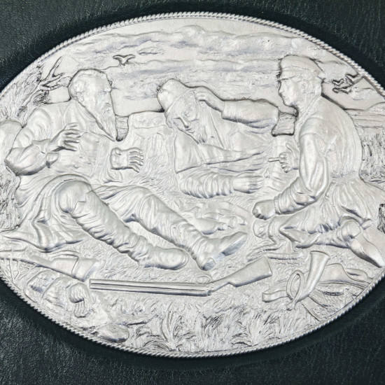 Репринтне видання «Повне керівництво до псового полювання» П.М. Губін (мідь, сріблення, позолота, емалі)