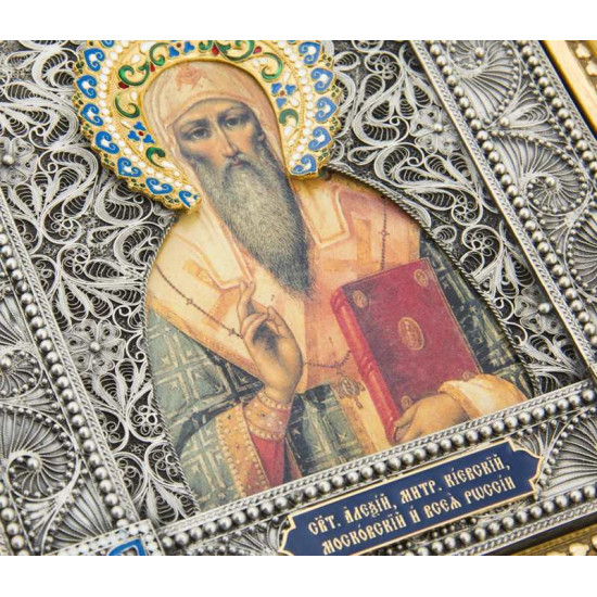 Православна ікона "Митрополит Олексій"