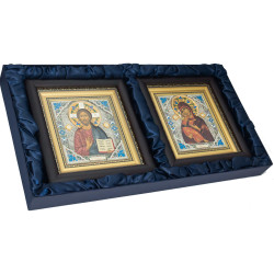 Ікона "Спаситель і Богородиця" Вінчальна пара