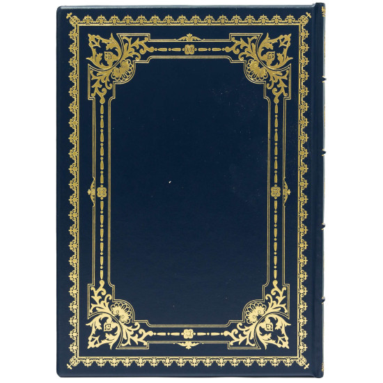 Щоденник "Тризуб" з ювелірним декором (мідь, позолота, емалі)