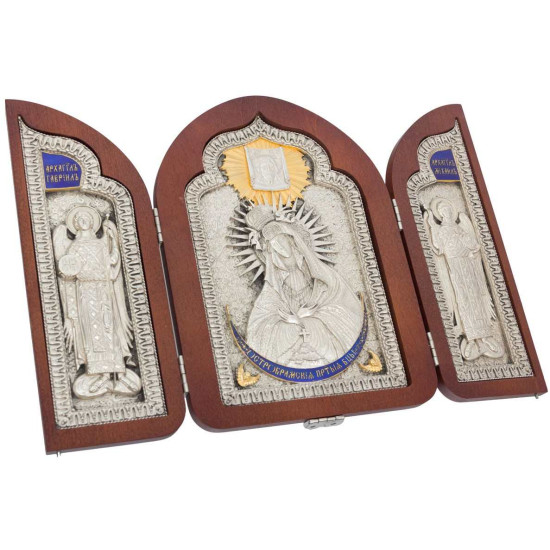 Складень "Божа Мати Остробрамська"