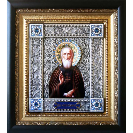 Ікона "Святий преподобний Сергій Радонезький"