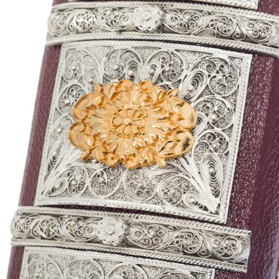 Подарункова книга "Збірка кондитерських та кулінарних рецептів" Сіяльська А.Я. з ювелірним декором (метал, сріблення, позолота, емалі)