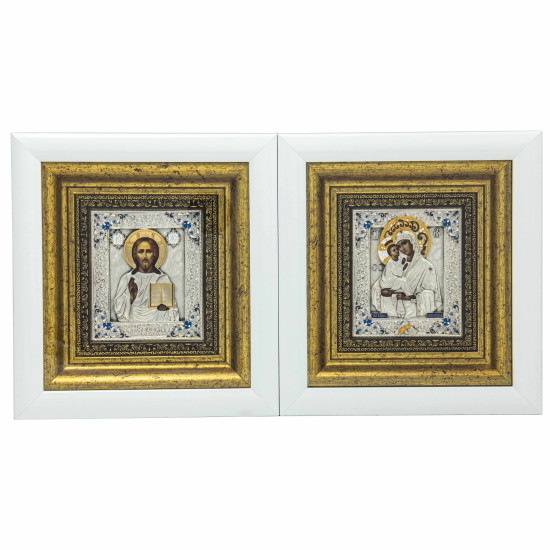 Ікона "Спаситель і Богородиця" Вінчальна пара