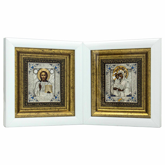 Ікона "Спаситель і Богородиця" Вінчальна пара